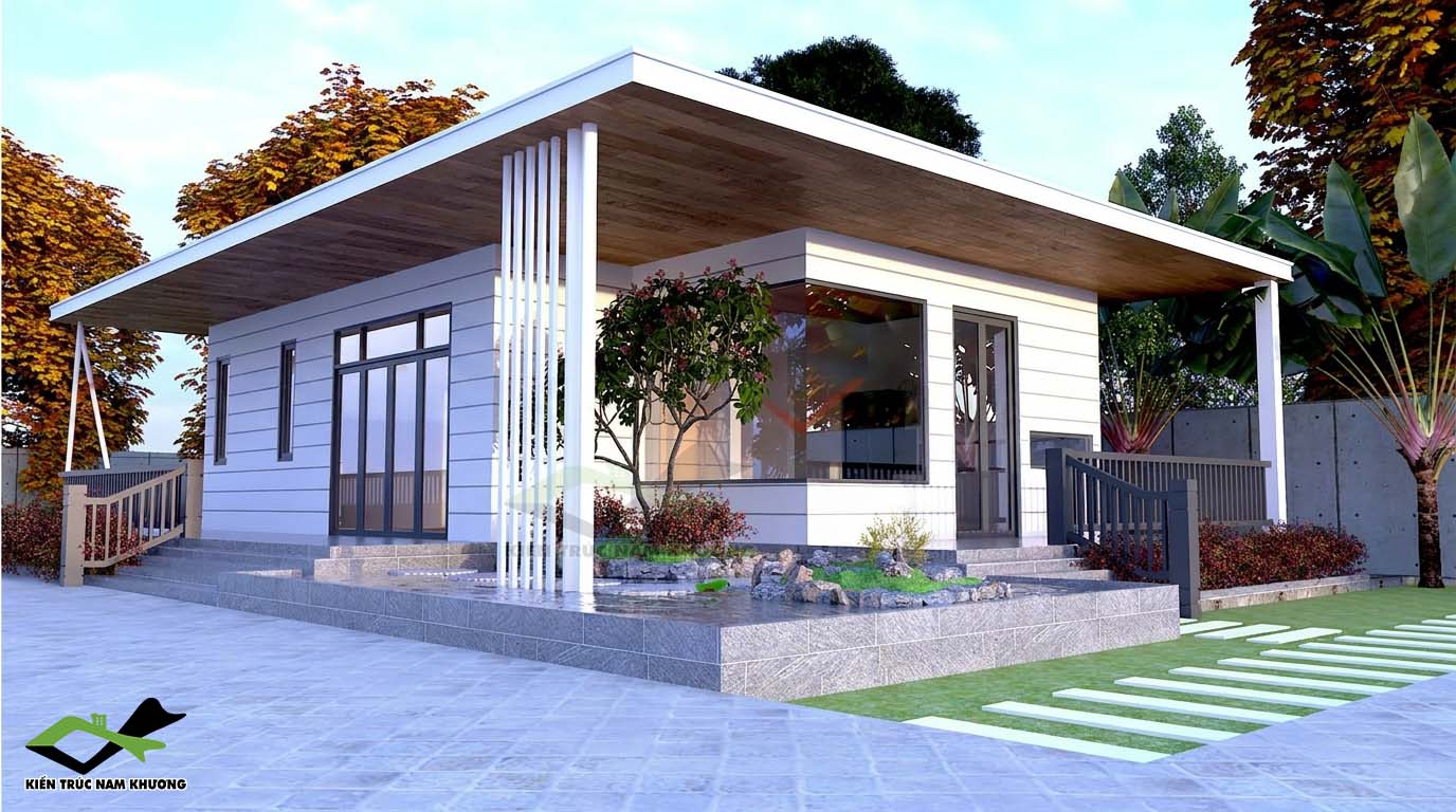 Thiết kế nhà cấp 4 hiện đại