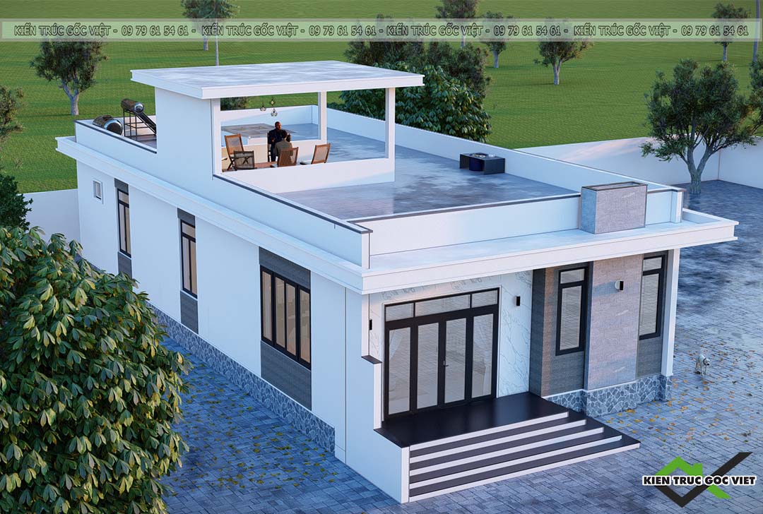 Phối cảnh mặt tiền view 3
