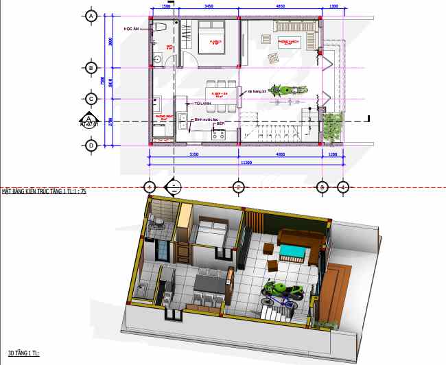 Nhà ở 2 tầng