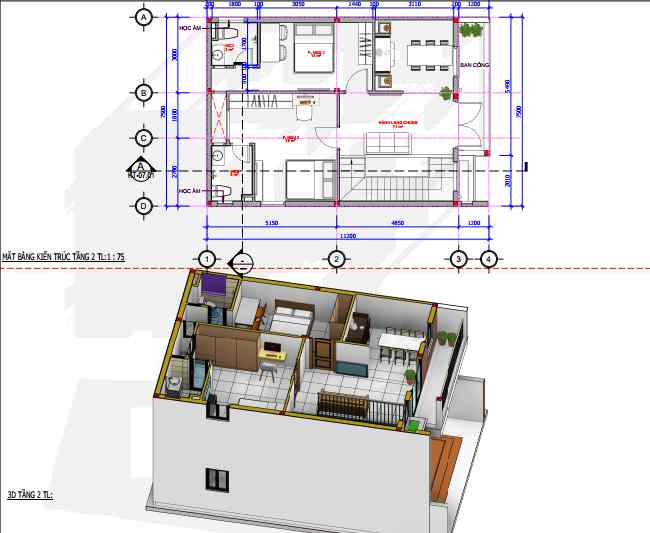 Nhà ở 2 tầng