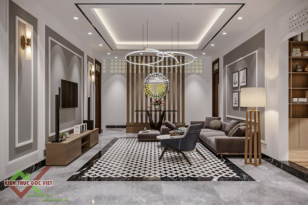 Phối cảnh nội thất phòng khách 