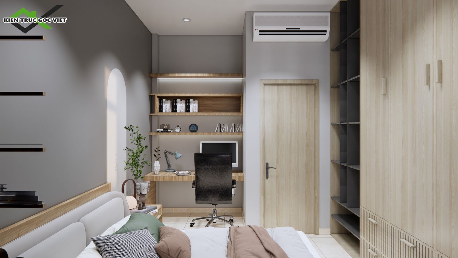 Thiết kế nội thất phòng ngủ đẹp tại Bình Dương