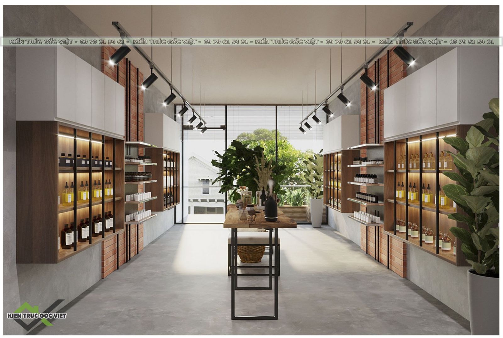Thiết kế nội thất showroom