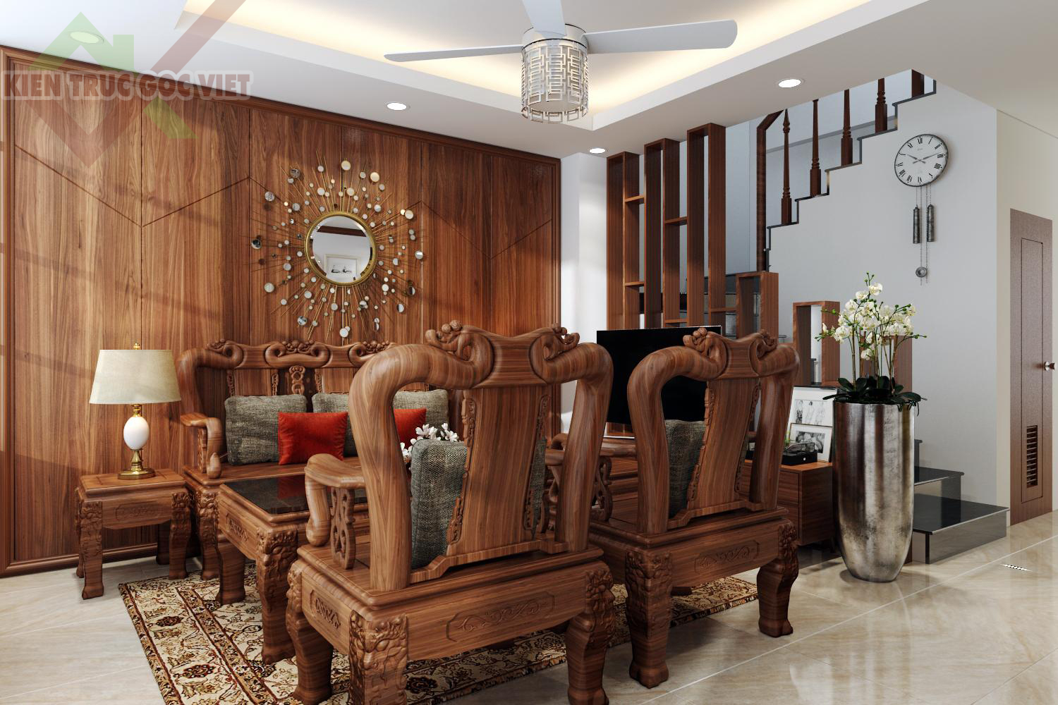 Nội thất phòng khách cực đẹp 