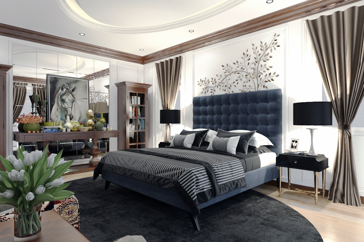 Thiết kế phối cảnh phòng ngủ 