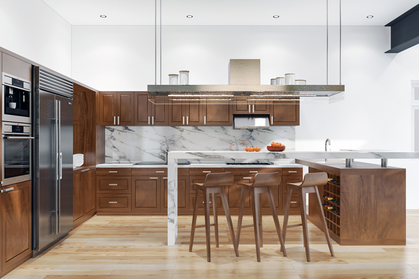 Thiết kế phối cảnh nhà bếp 
