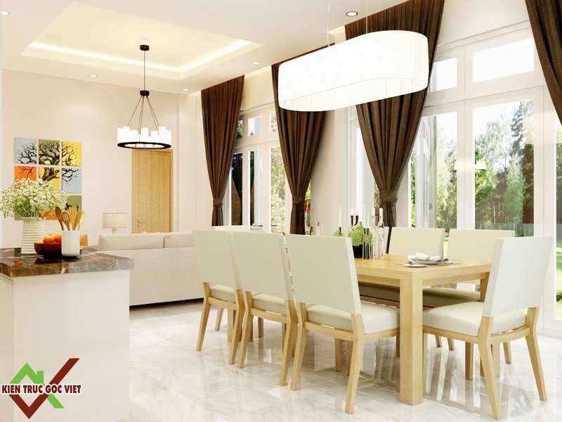Phong cách thiết kế nội thất biệt thự nổi bật