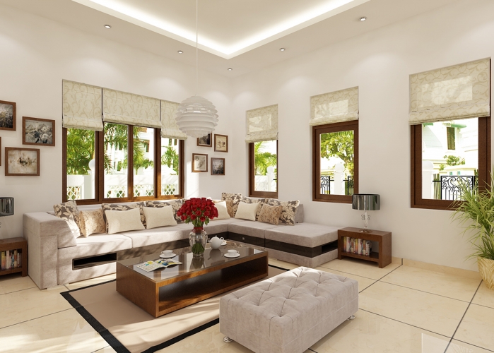 Thiết kế nội thất phòng khách 