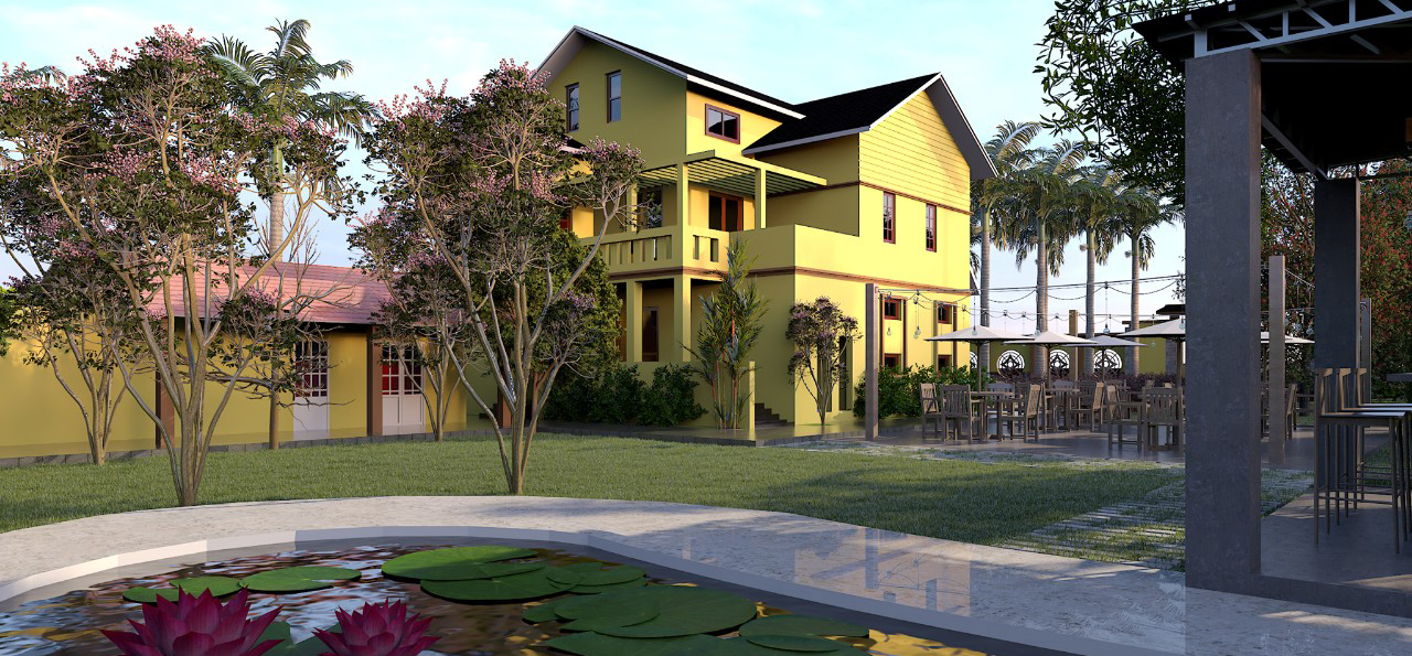 thiết kế biệt thự nhà Anh Thi