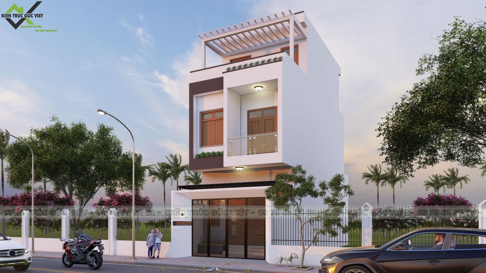 thiết kế nhà phố ở Bình Dương 