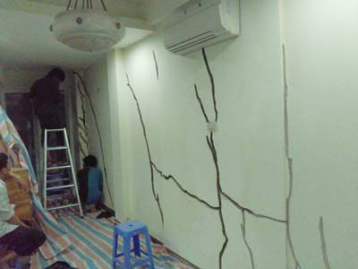 Xử lý nứt tường 