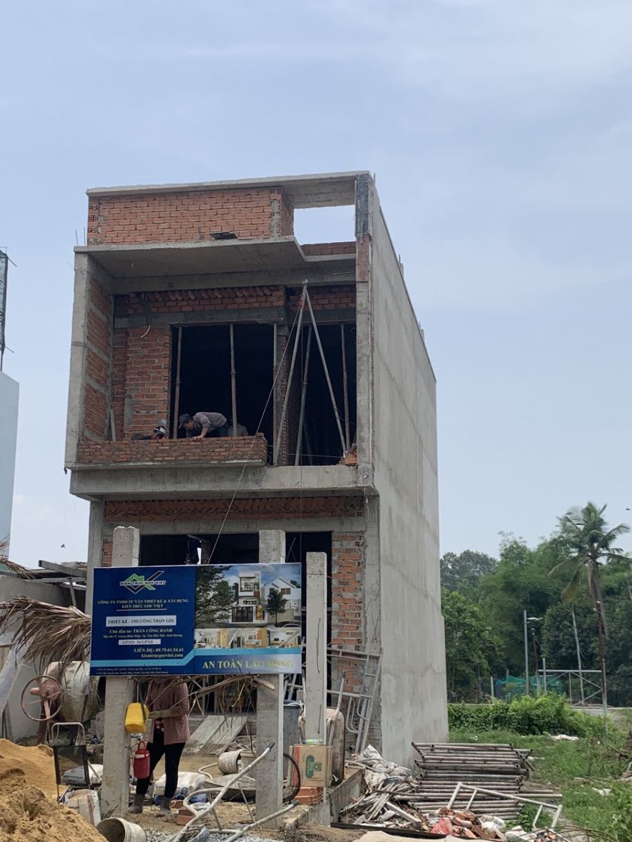 Thi công xây nhà ở Bình Dương