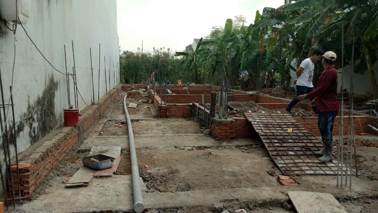 thi công xây dựng phần móng 