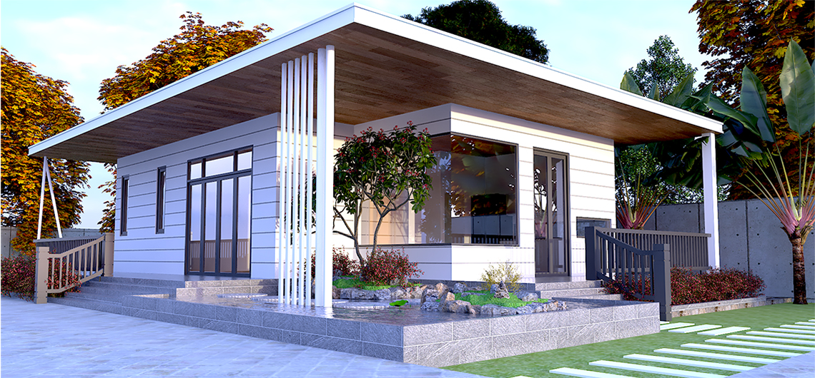 Mẫu thiết kế biệt thự mi ni cực đẹp 