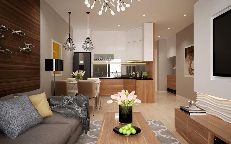 Thiết kế nhà bếp đẹp hiện đại 