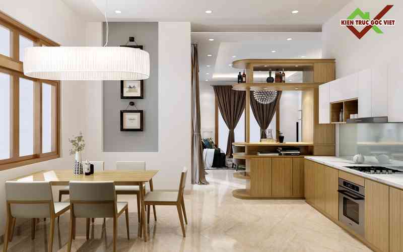 Thiết kế nhà bếp đẹp hiện đại 