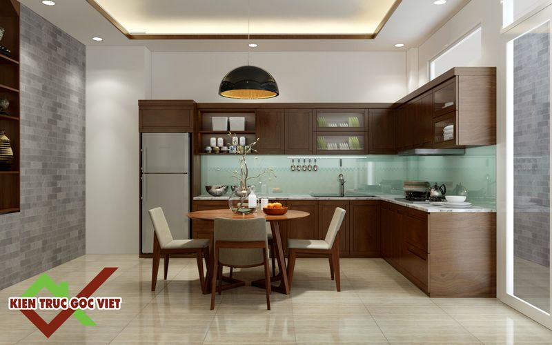 Thiết kế nhà bếp đẹp hiện đại 