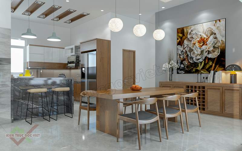 Thiết kế nhà bếp đẹp hiện đại