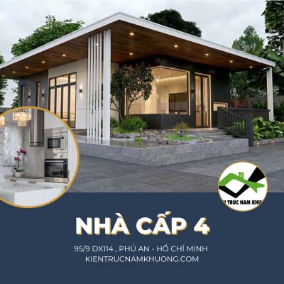 Top 4 mẫu nhà cấp 4 đẹp đang thịnh hành tại Bình Dương