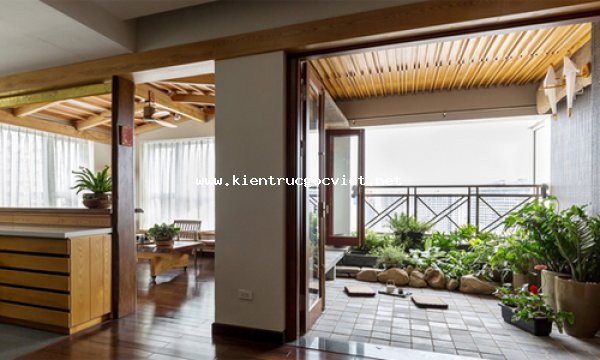 can chung cu o ha noi giong nha vuon kieu nhat